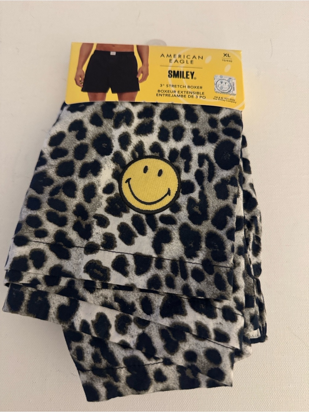 Leopard Print Boxers Mens XL American Eagle